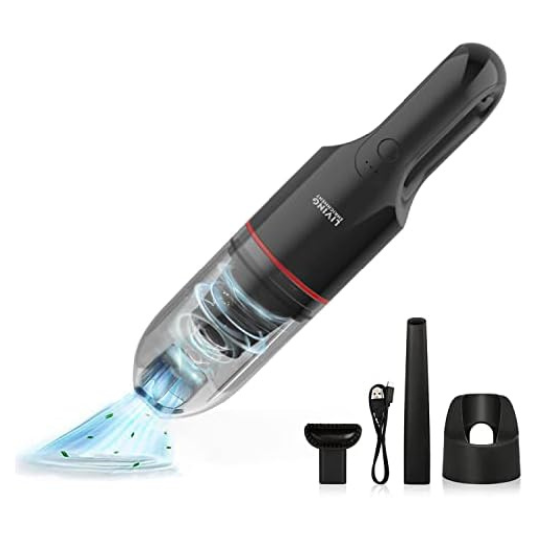 Living Enrichment Handheld Rechargeable Car Vacuum Cleaner