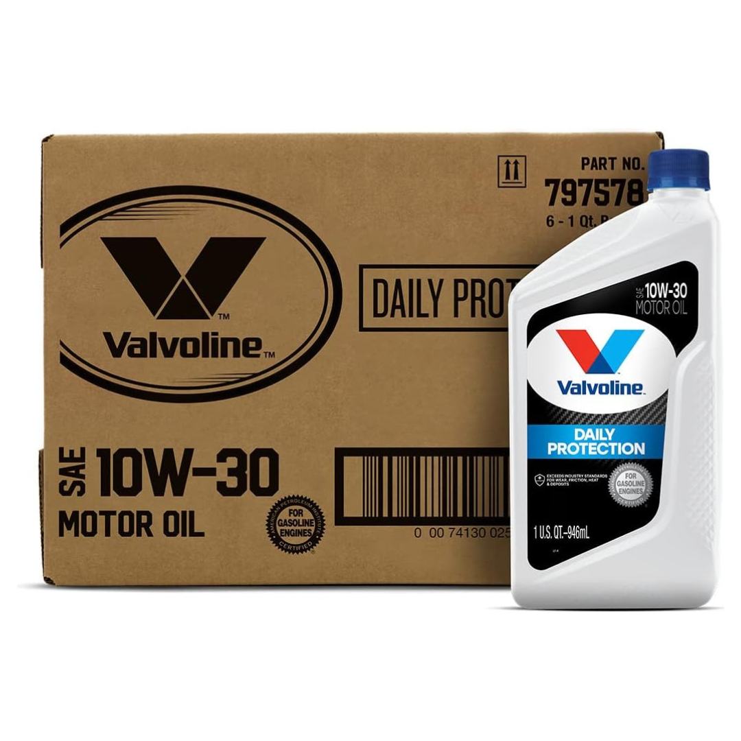 6-Pack 1-QT Valvoline 10W-30 Conventional Motor Oil