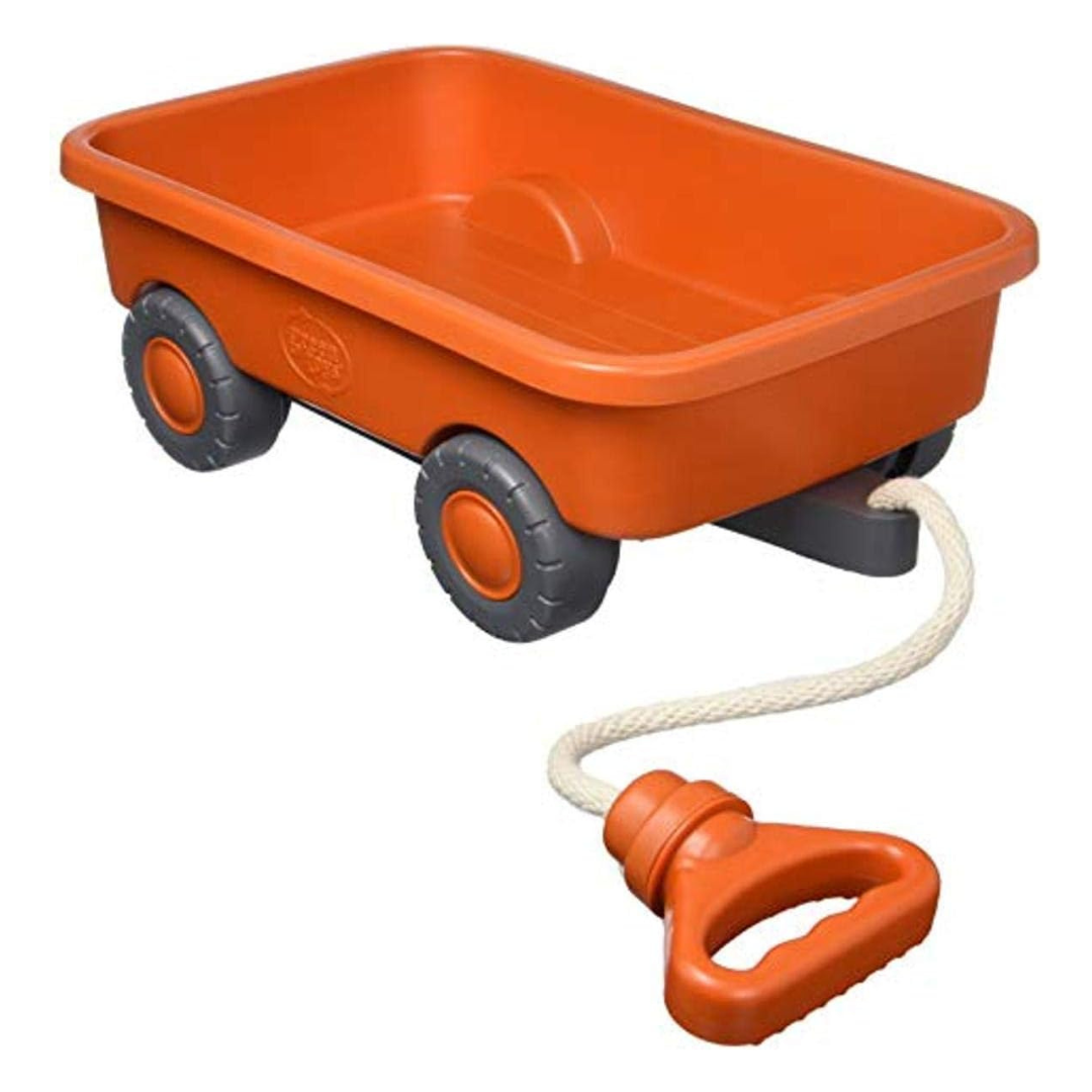 Green Toys Wagon, Orange CB Pretend Play Toy