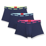 3-Pack Hugo Men's Stretch Cotton Trunk (Multi)