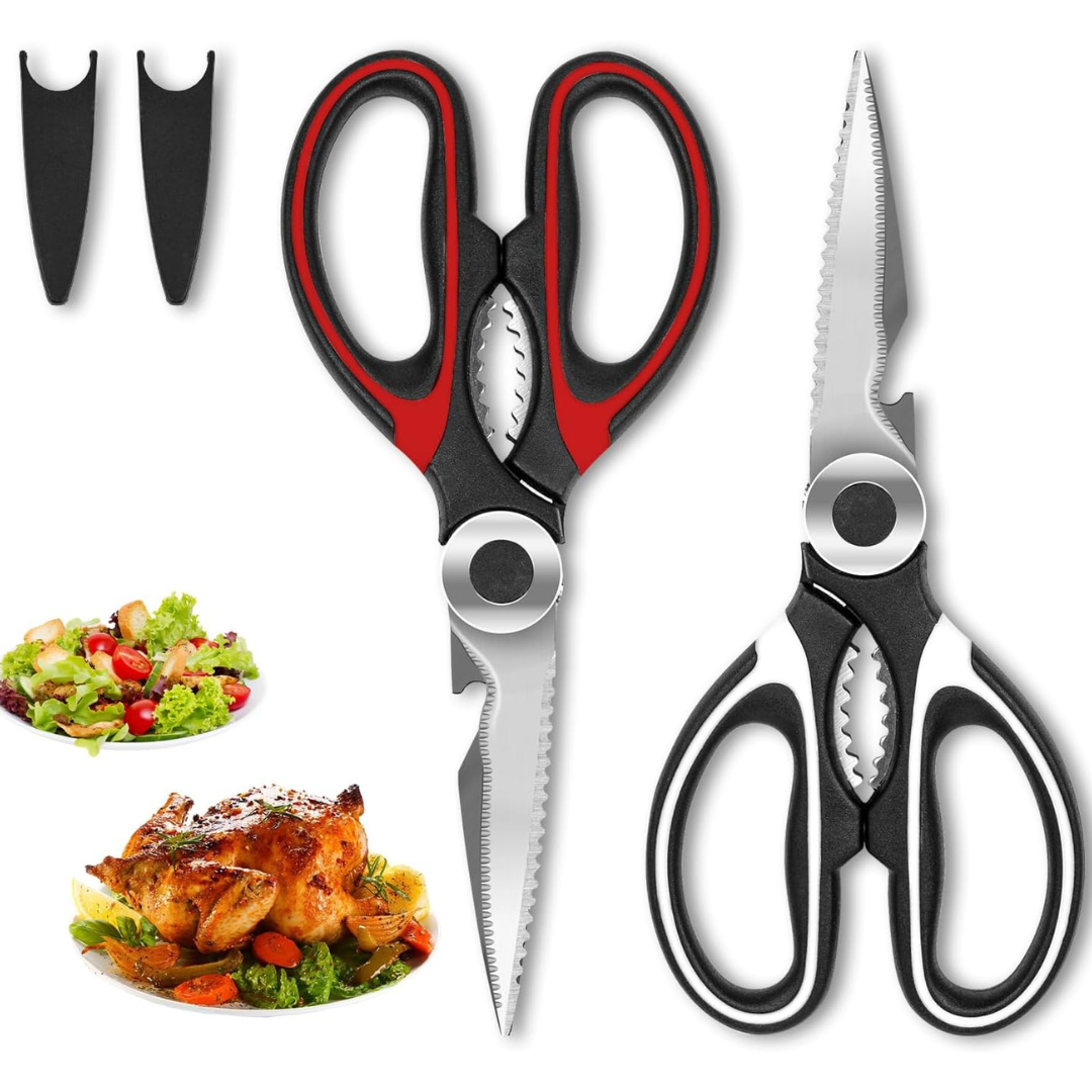 2-Pack Heavy Duty Kitchen Scissors