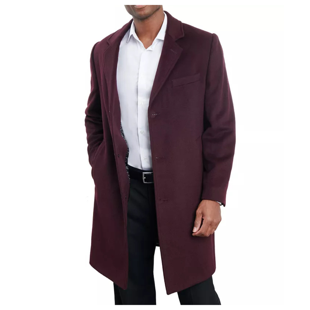 London Fog Men Signature Wool-Blend Overcoat (Various)