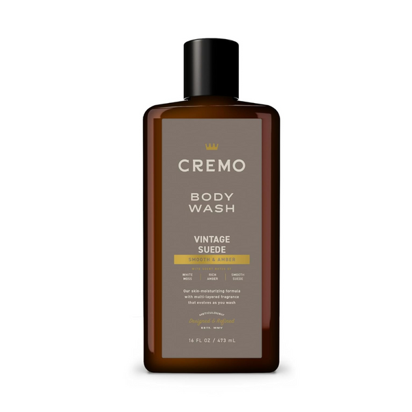 16-Oz Cremo Men's Rich-Lathering Vintage Suede Body Wash