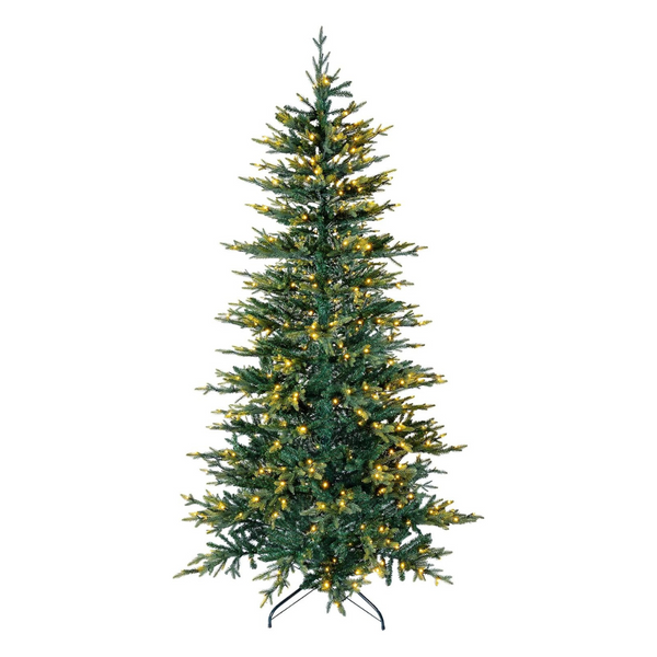 LuceAlberi 6.5 ft Pre-Lit Christmas Tree With 1360 Branch Tips