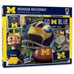 YouTheFan NCAA Michigan Wolverines Retro Series Puzzle (500-Pieces)