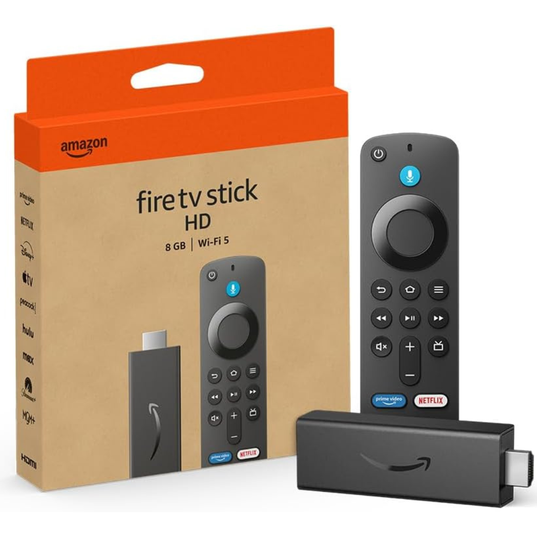 Amazon Fire TV Stick HD (3rd Gen) with Alexa Voice Remote (2024)