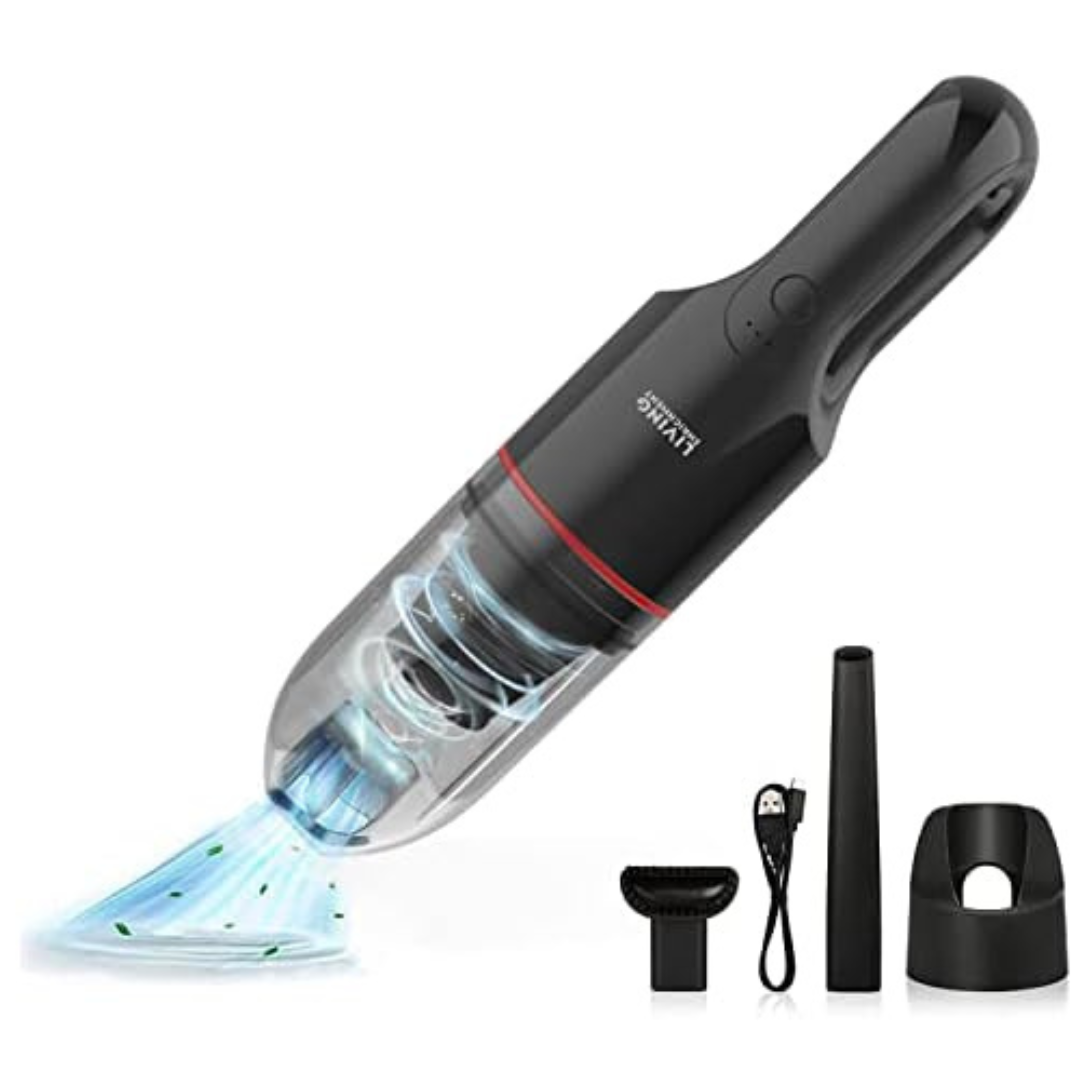 Living Enrichment Handheld Rechargeable Car Vacuum Cleaner