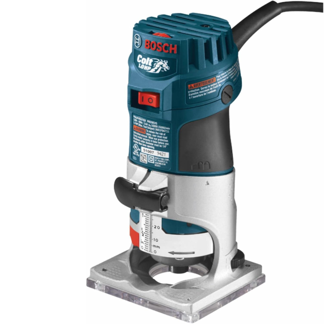 Bosch Colt 1-Horsepower 5.6 Amp Electronic Variable-Speed Palm Router