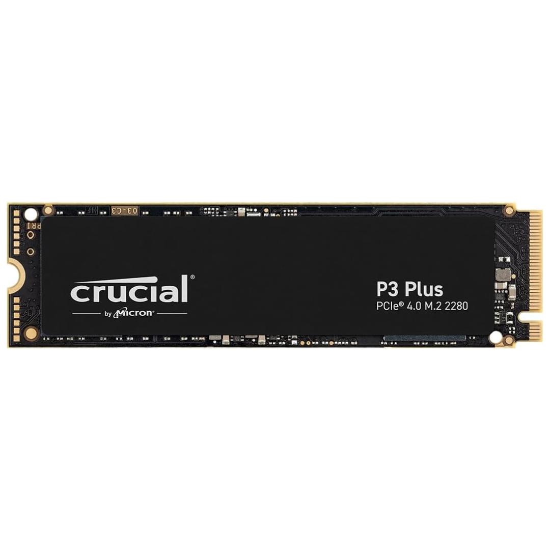 Crucial P3 Plus 2TB 3D NAND NVMe M.2 2280 PCIe Gen4x4 Internal SSD