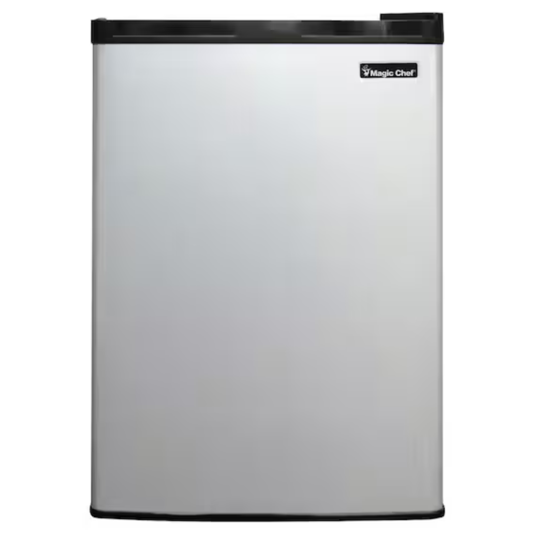 Magic Chef 2.6 Cu. ft. Mini Fridge in Stainless Look (HMBR265SE)