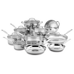 Cuisinart Chef’s Classic Steel Collection 17-Piece Cookware