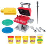 Play-Doh Kitchen Creations Grill ‘N Stamp Playset, 6 Colors & 7 Barbecue Toy Accessories