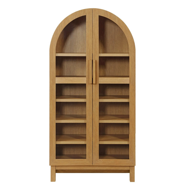 72.25" Better Homes & Gardens Juliet Arch Cabinet (Light Honey)