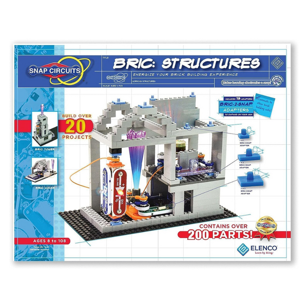 Snap Circuits Structures Brick & Electronics Exploration Kit (140+ BRICs)