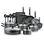 20-Piece T-fal Easy Care Nonstick Cookware Set