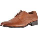 Amazon Essentials Men's Faux Leather Derby Shoes