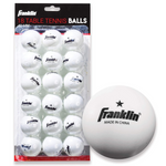 18-Pack Franklin 40mm One Star Table Tennis Balls