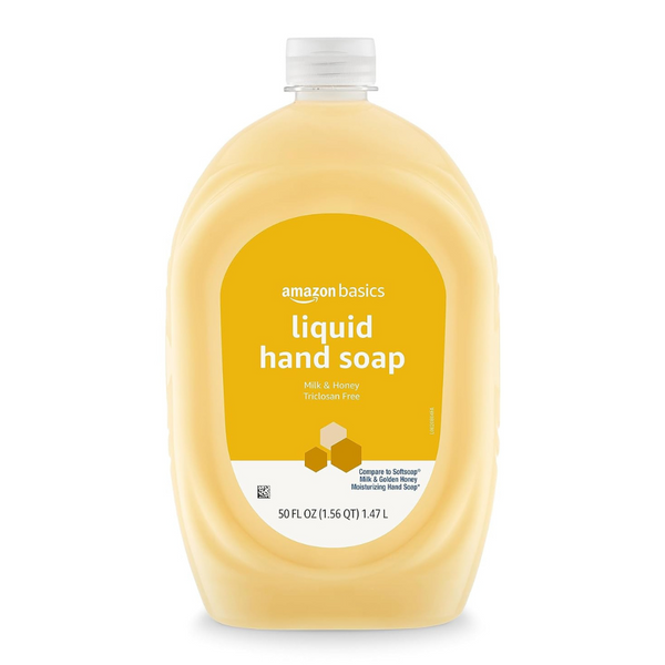 50-Oz Amazon Basics Liquid Hand Soap Refill (Milk And Honey)