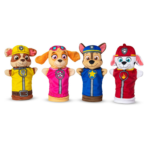 Melissa & Doug PAW Patrol Hand Puppets (4 Puppets, 4 Cards)