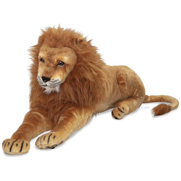 Melissa & Doug Giant Lion – Lifelike Stuffed Animal (Over 6 Feet Long)