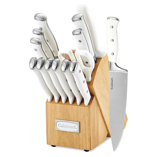 Cuisinart High Carbon Stainless Steel 15-Piece Knife Set With Block