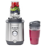 GE 64oz 5-Speed Stainless Steel Blender With 2 Personal Blender Cups