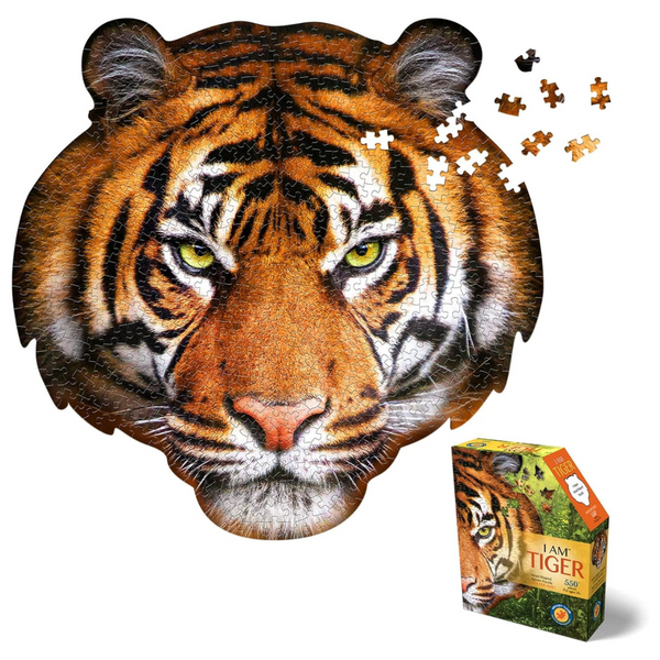 550-Piece Madd Capp I AM Tiger Animal Shapes Jigsaw Puzzle