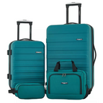 4-Piece Travelers Club Austin Hardside Luggage Set (Various)