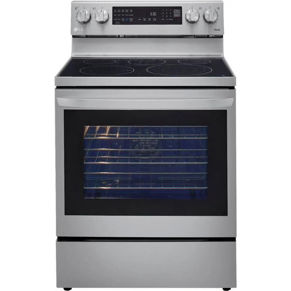 LG 6.3 cu ft. Smart Wi-Fi Enabled InstaView Electric Range with Air Fry