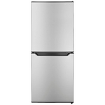 Insignia 4.9 Cu. Ft. Stainless Steel Mini Fridge with Bottom Freezer