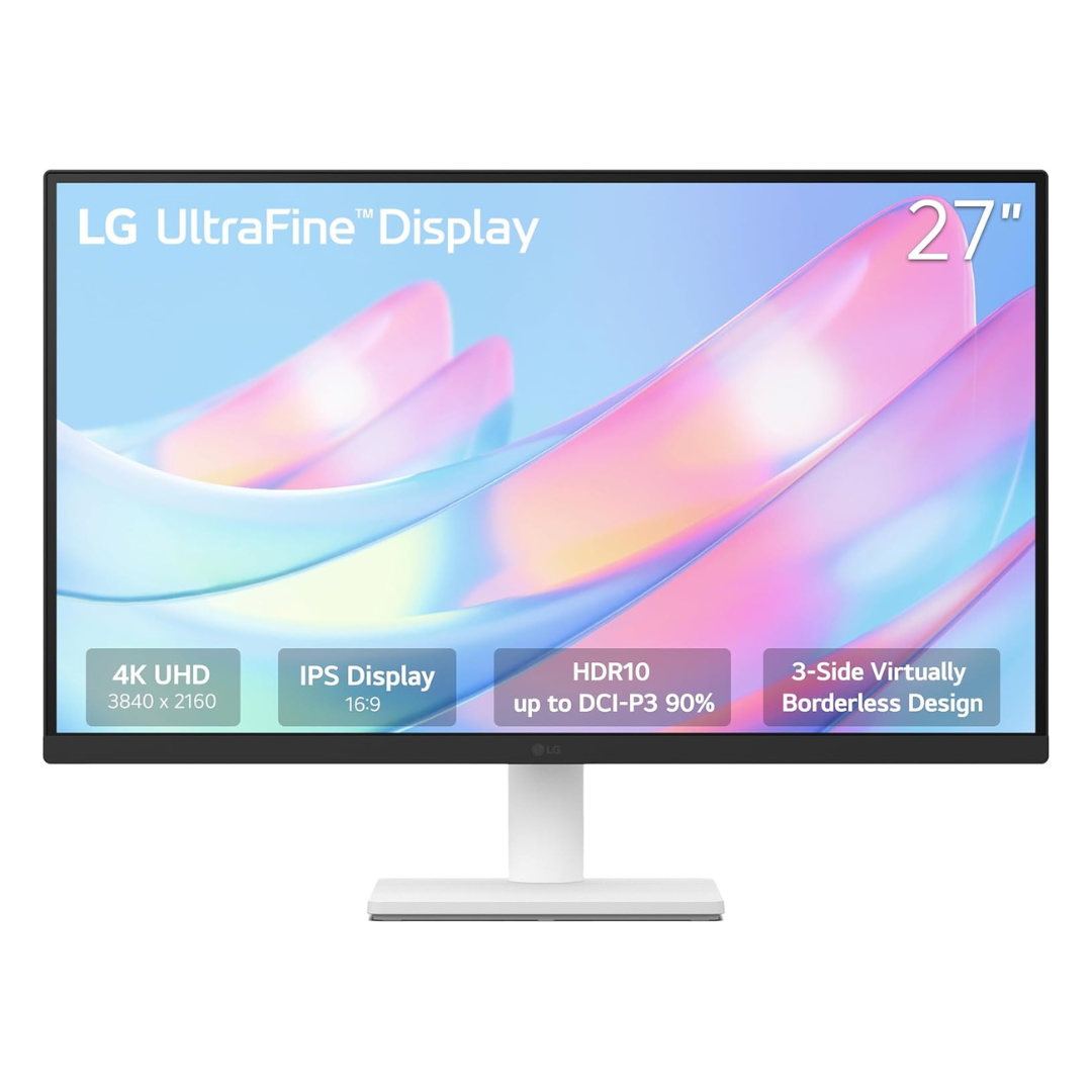 LG UltraFine 27US500-W 27" 4K HDR 5ms IPS Monitor (White)