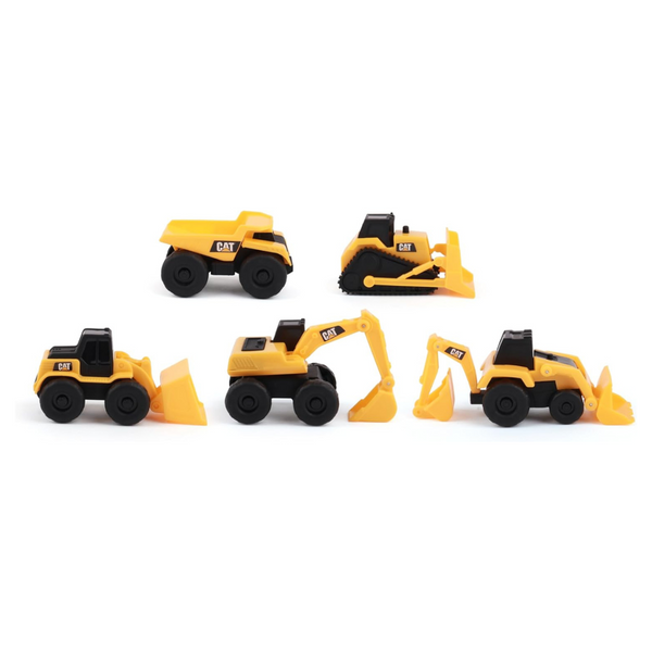 5-Pack Cat Construction Little Machines Great Cake Toppers