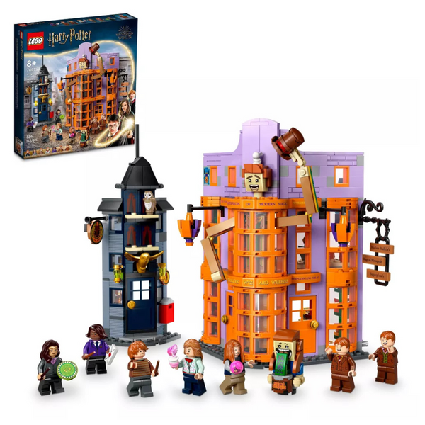 834-Piece LEGO Harry Potter Diagon Alley Weasleys' Wizard Wheezes (76422)