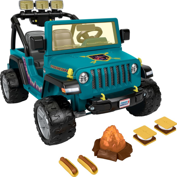 Power Wheels Camping Jeep Wrangler Ride-On Toy