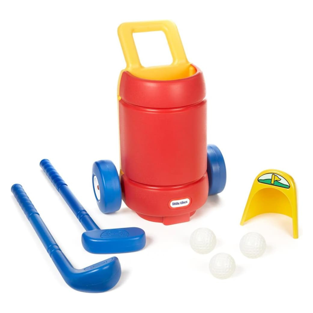 Little Tikes TotSports Easy Hit Golf Set + 3 Balls + 2 Clubs