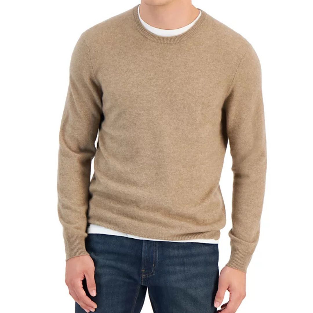 Club Room Cashmere Crew-Neck Sweater