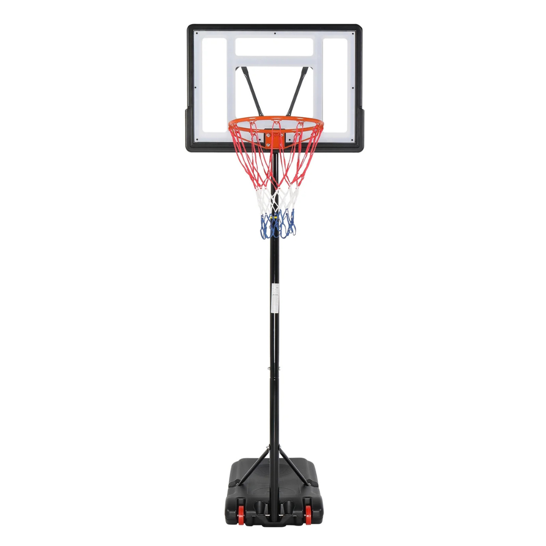 Ktaxon 33" Adjustable Basketball Hoop Stand With PVC Basketball Backboard