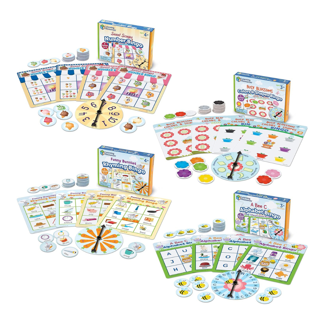 Set Of 4 Learning Resources Super Spring Bingo Bundle Preschool Games