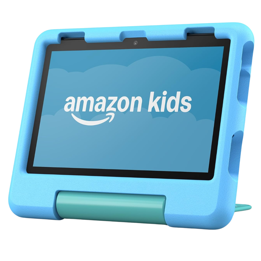 New Amazon Fire HD 8 Kids Tablet, Ages 3-7 | 3GB Memory, Ad-Free Content With Parental Controls Included, 32GB, Blue, (2024 Release)