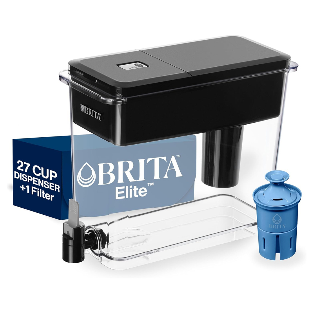 Brita UltraMax 27-Cup Large Water Dispenser With Elite Filter