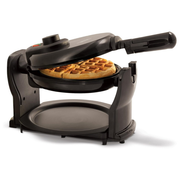 BELLA Classic Rotating Belgian Waffle Maker With Nonstick Plates