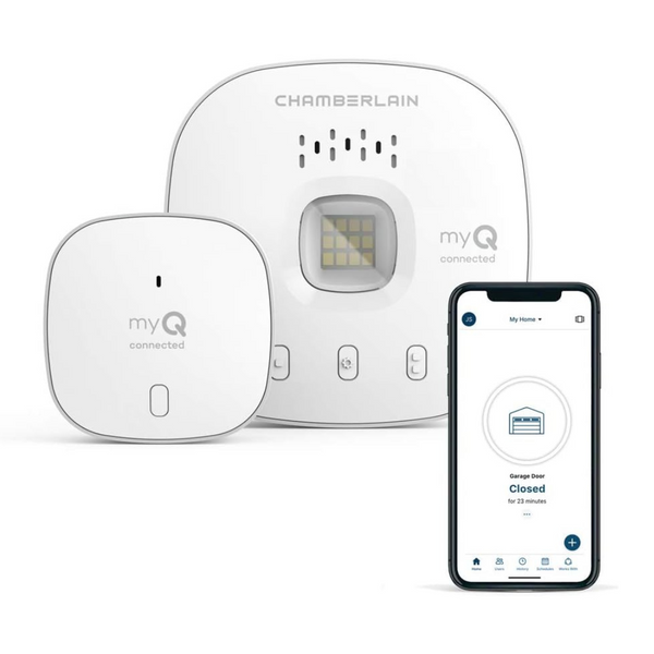 CHAMBERLAIN Smart Garage Control – Wireless Garage Hub And Sensor With Wifi & Bluetooth