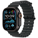 Apple Watch Ultra 2 [GPS + Cellular 49mm] Smartwatch, Sport Watch With Black Titanium Case With Black Ocean Band