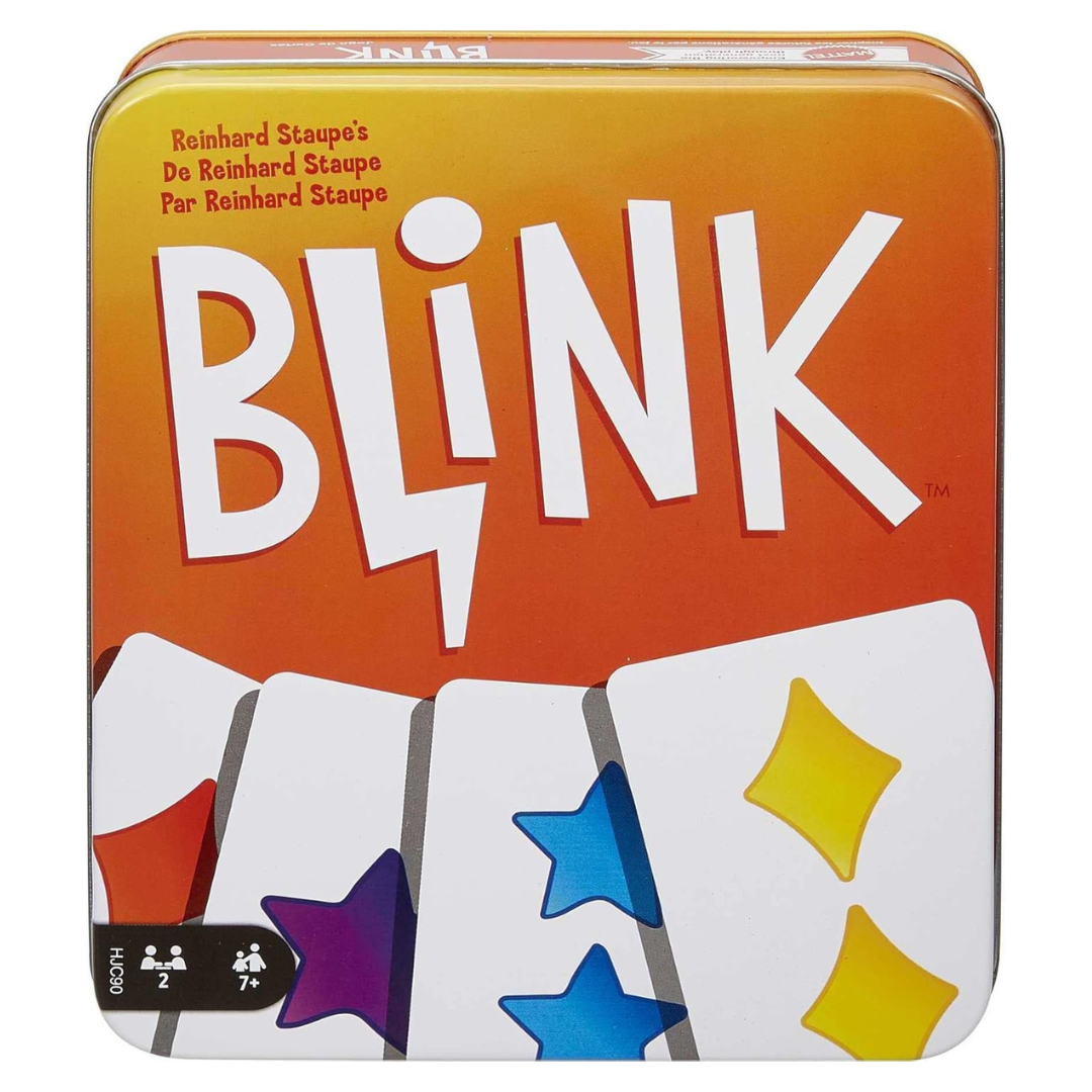 Mattel Games Blink Card Game In Collectible Storage Tin