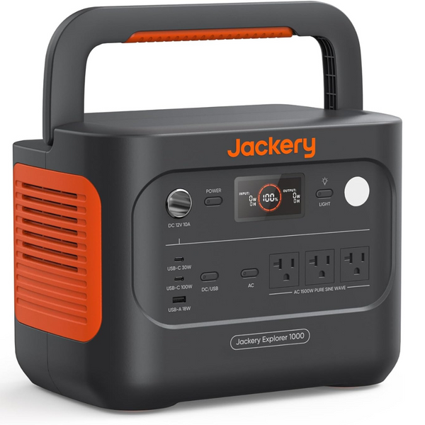 Jackery Explorer 1000 v2 1070Wh LiFePO4 Portable Power Station (2024)