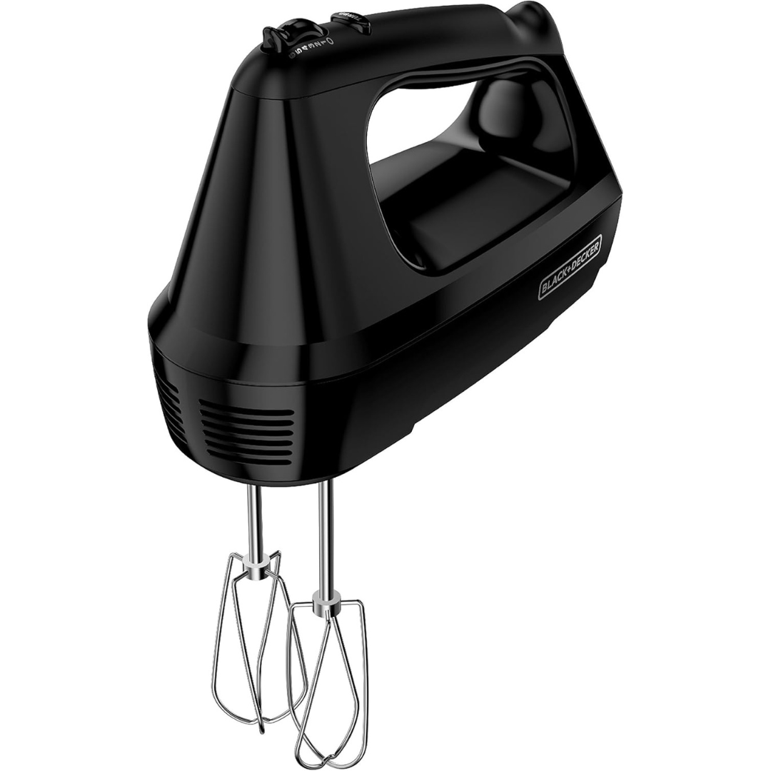 Black+Decker 6-Speed Hand Mixer with 5 Attachments