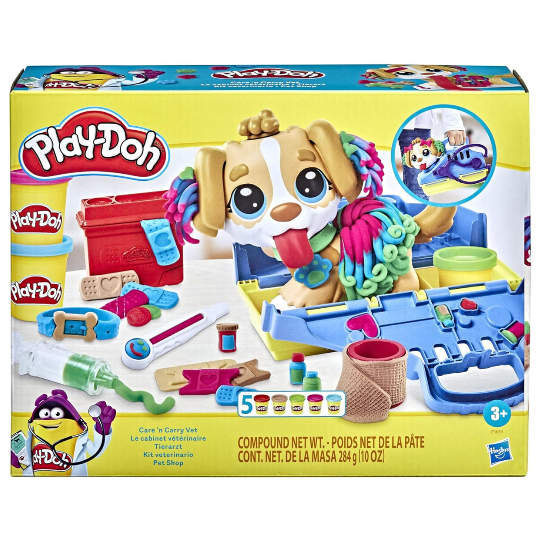 Play-Doh Care N Carry Vet Playset For Kids