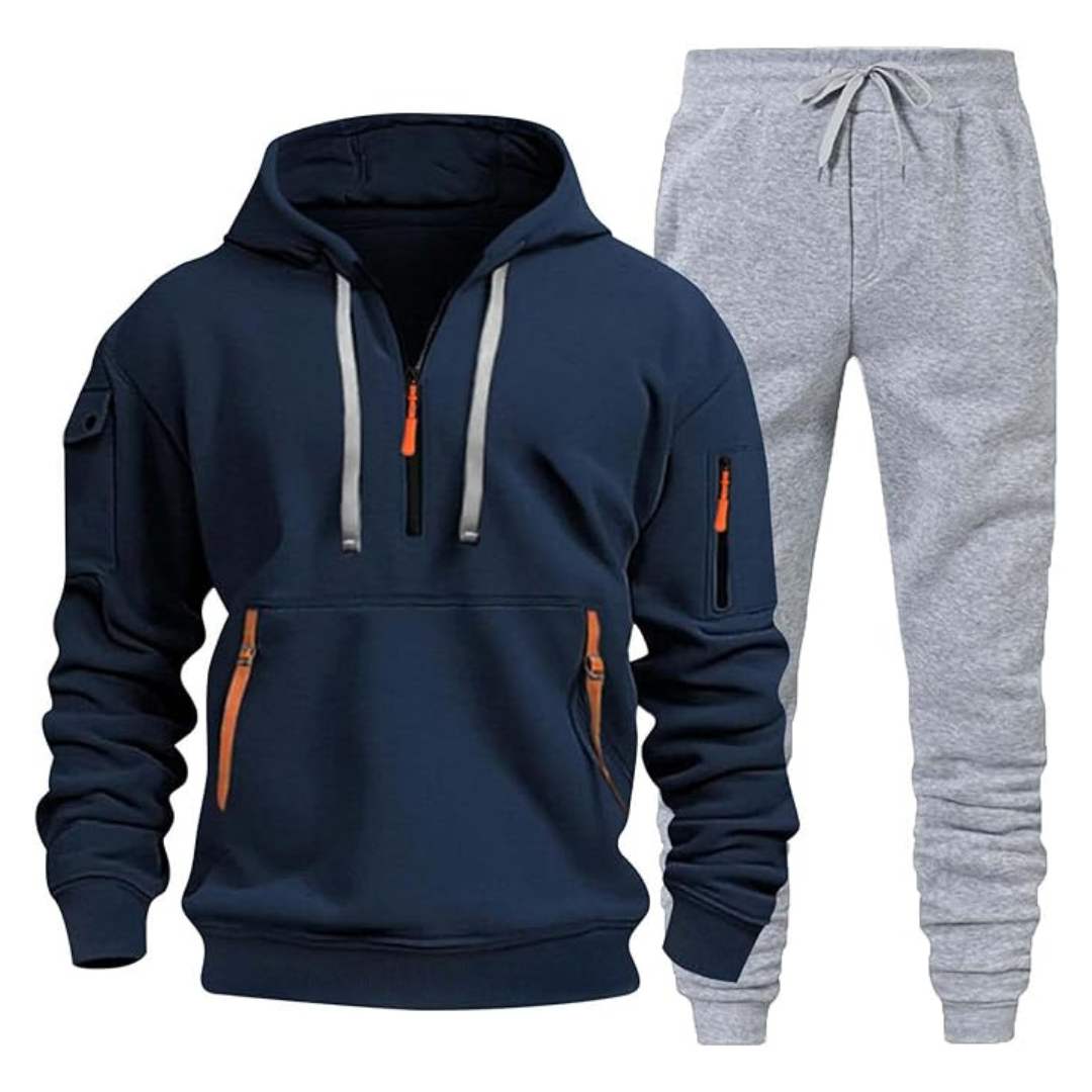 2-Piece Men's Casual Jogging Gym Tracksuit