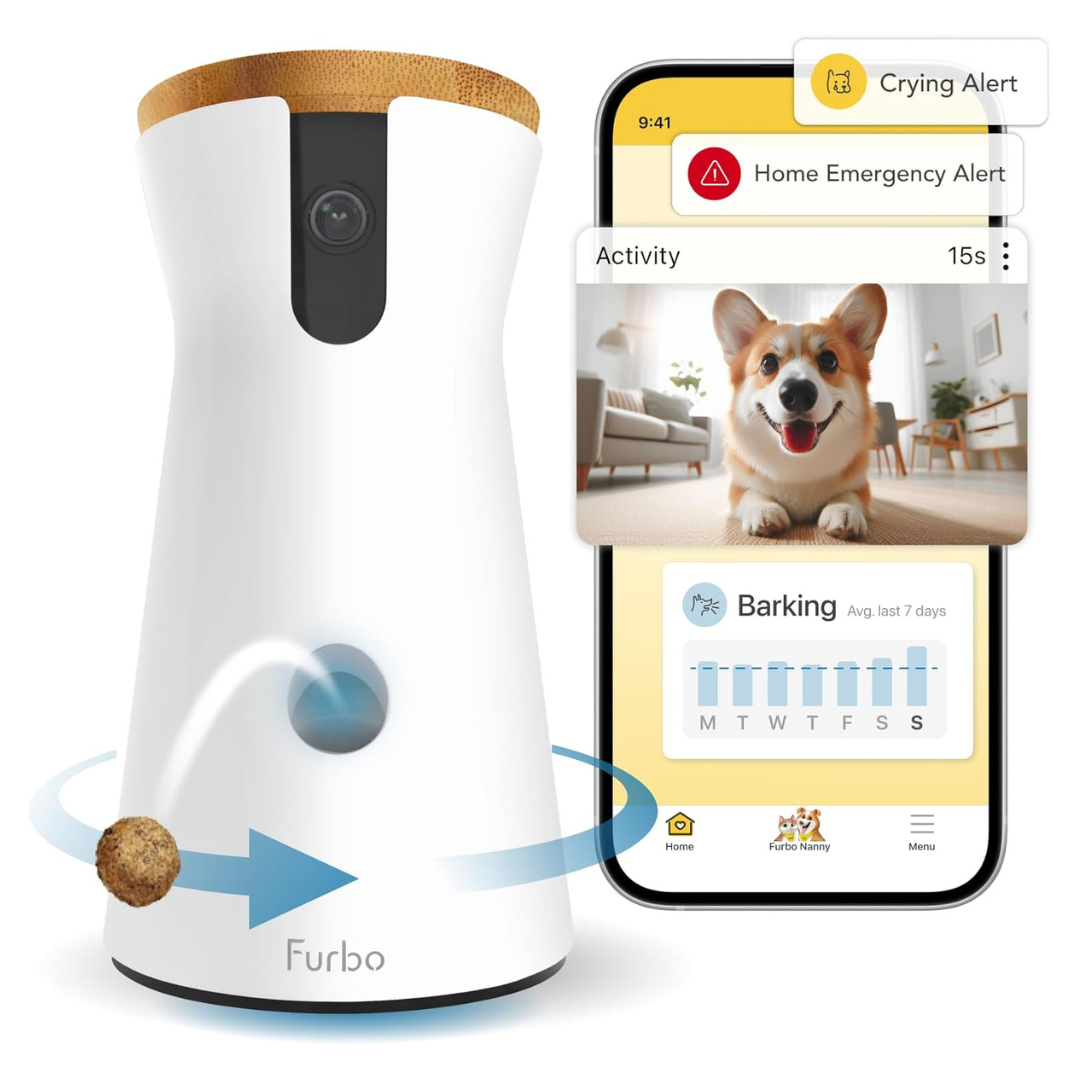 Furbo 360 deg. Dog Or Cat Camera + Nanny Bundle