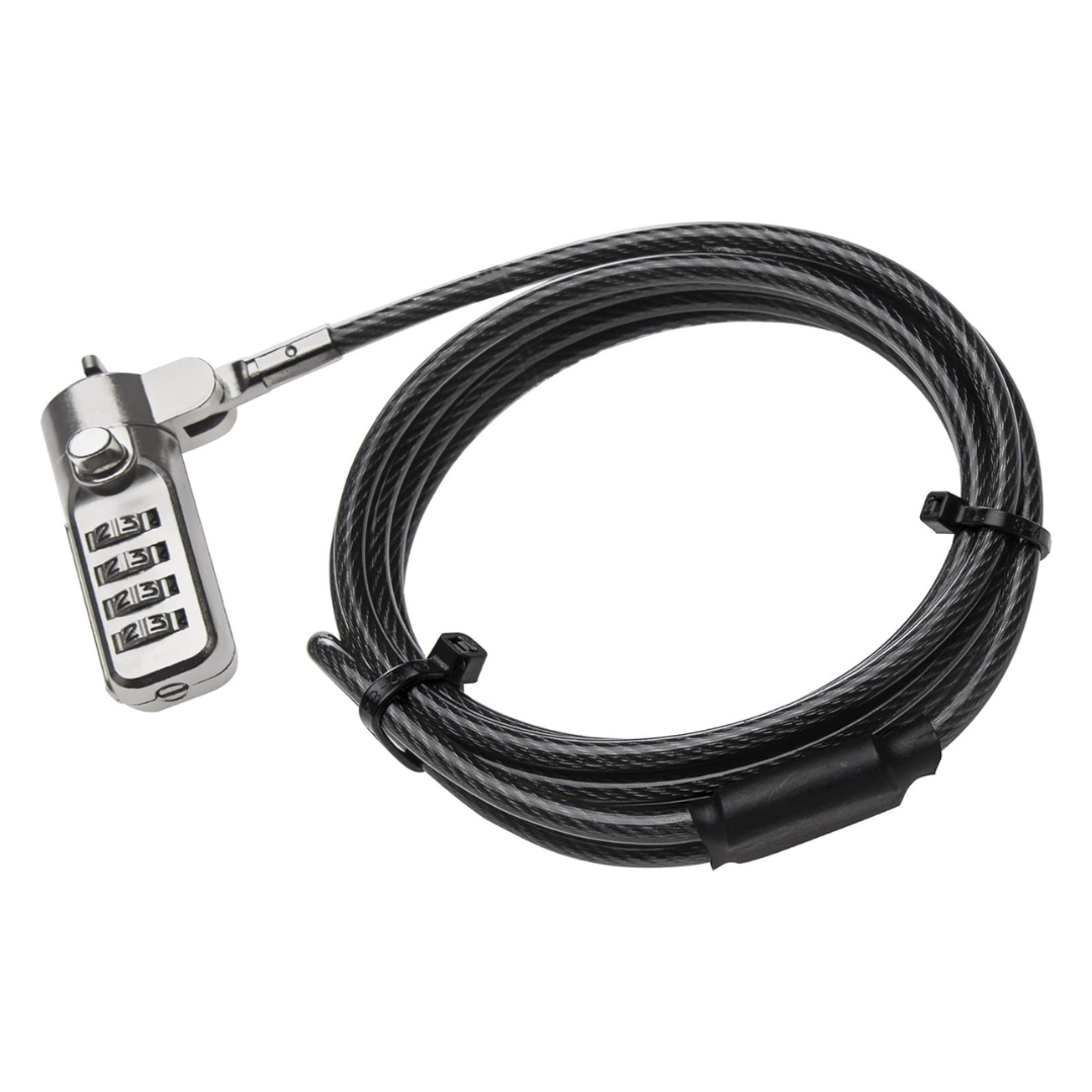 Amazon Basics Combination 6ft Carbon Steel Cable Lock